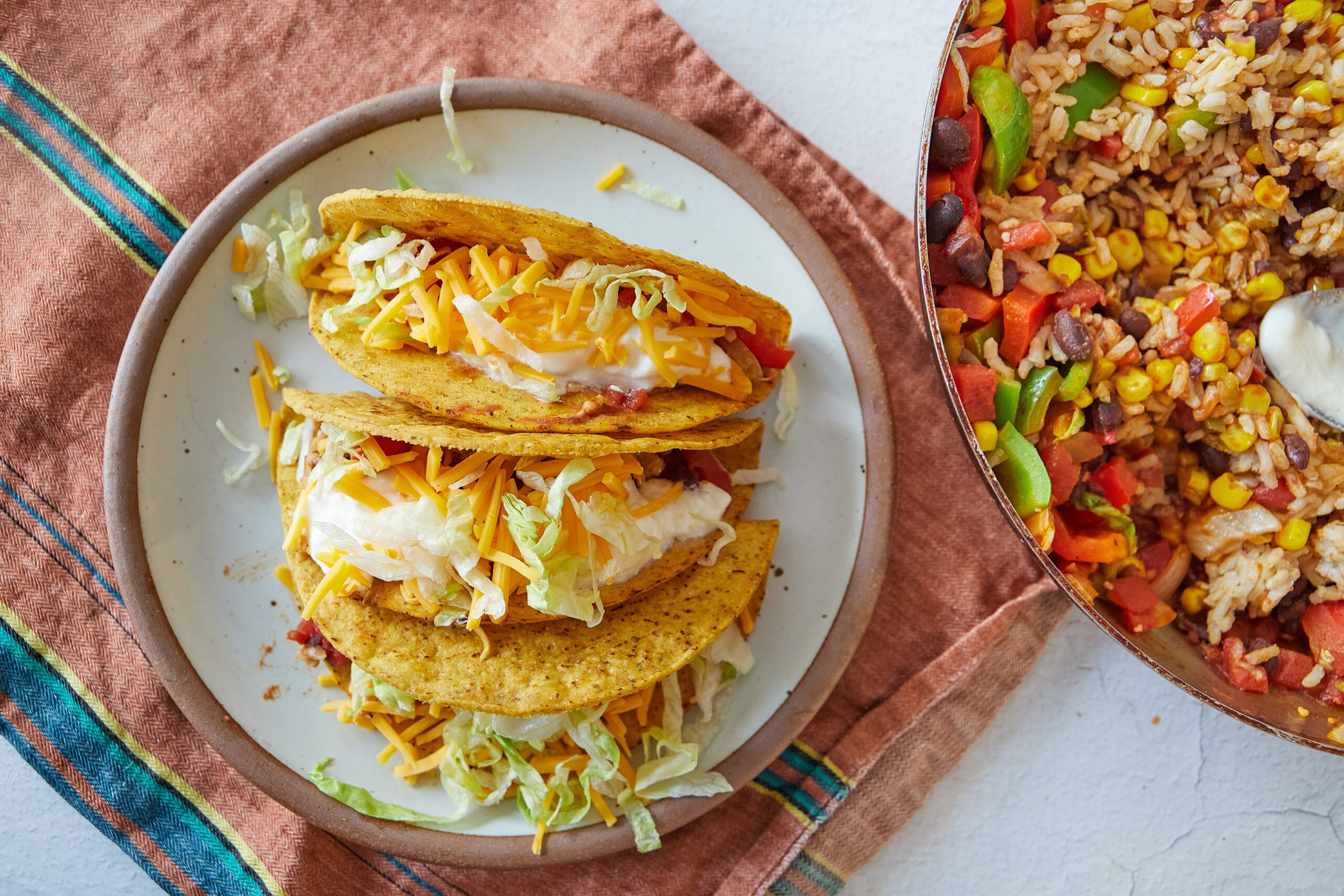 These black bean tacos are a great vegetarian entree!