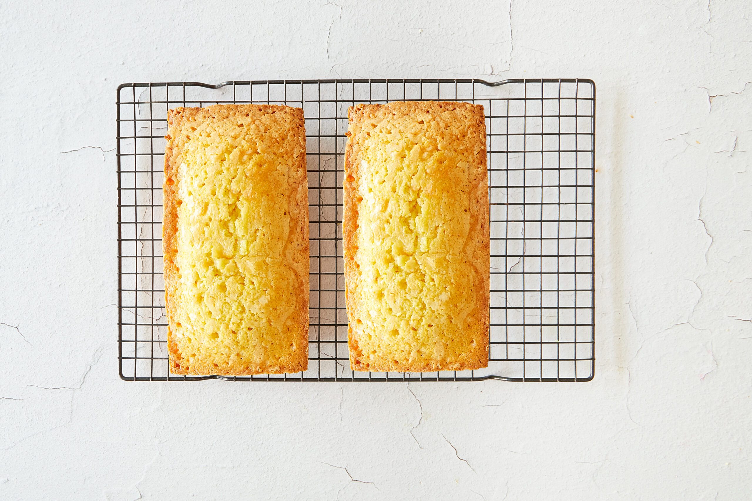 Cool the almond pound cakes