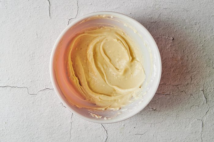 Make the hard sauce for plum pudding.