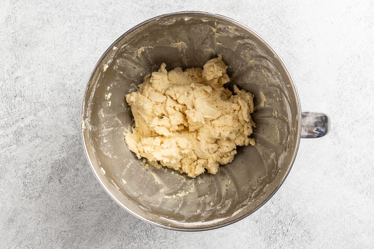 Taste of Home Raspberry Thumbprint cookies photo of the dough.