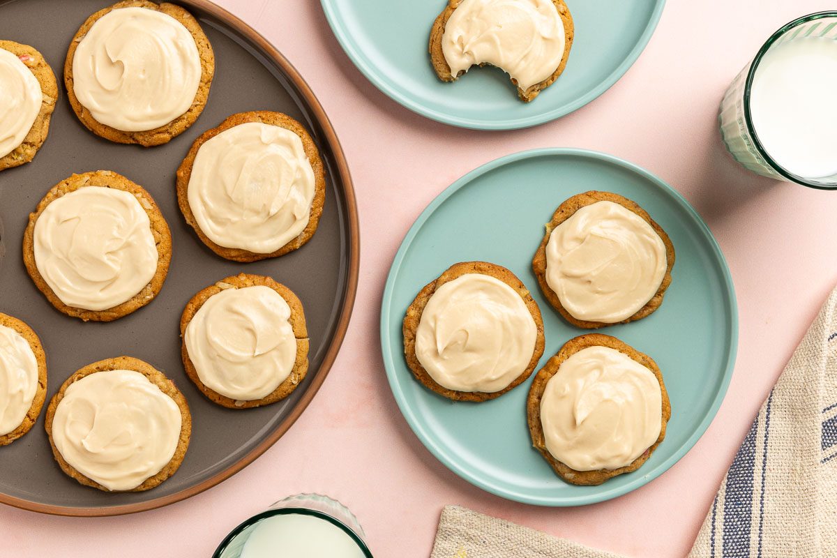 Taste of Home Rhubarb Cookies recipe photo of the finished recipe.
