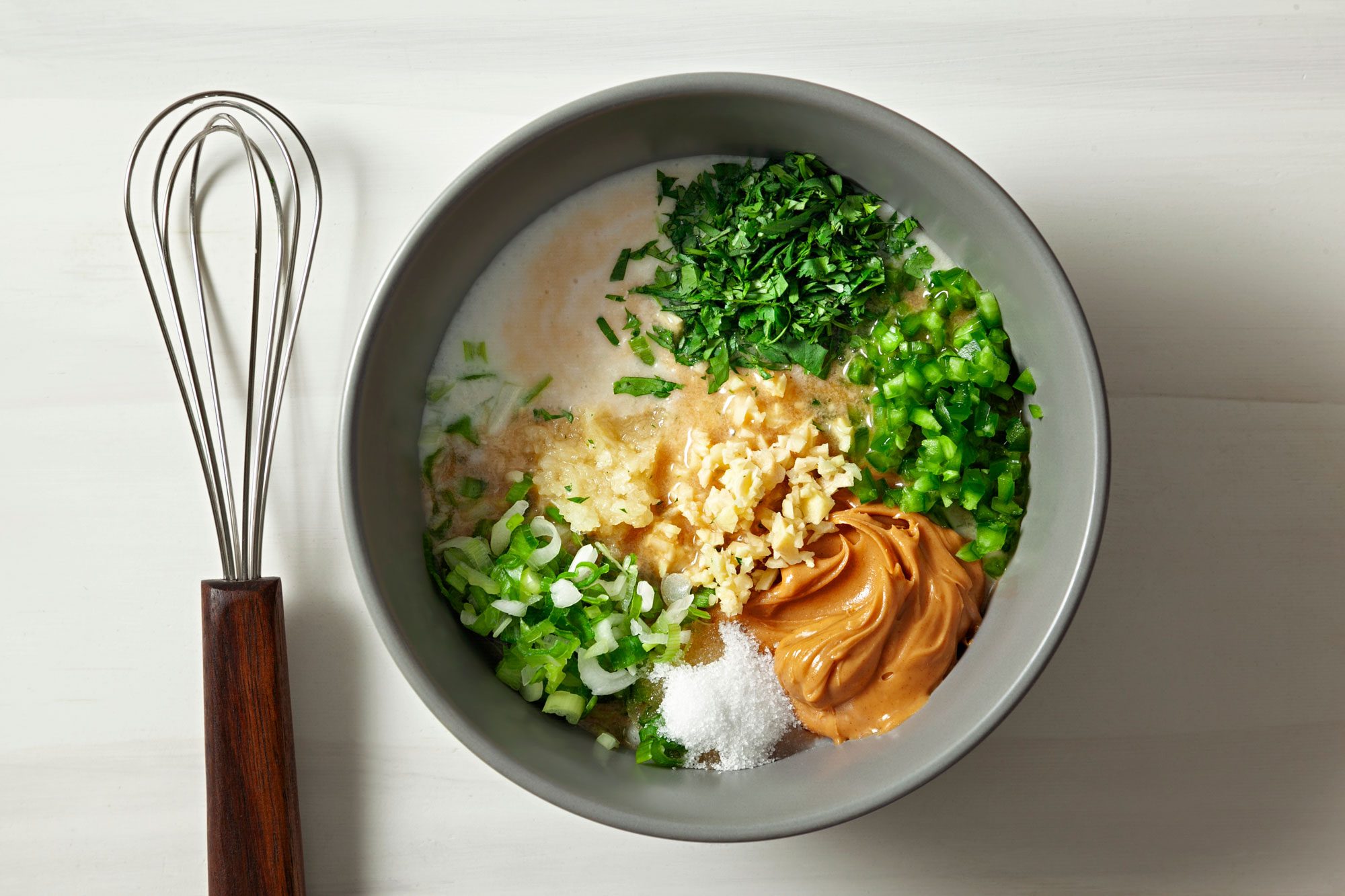 In a small bowl, whisk all ingredients until blended
