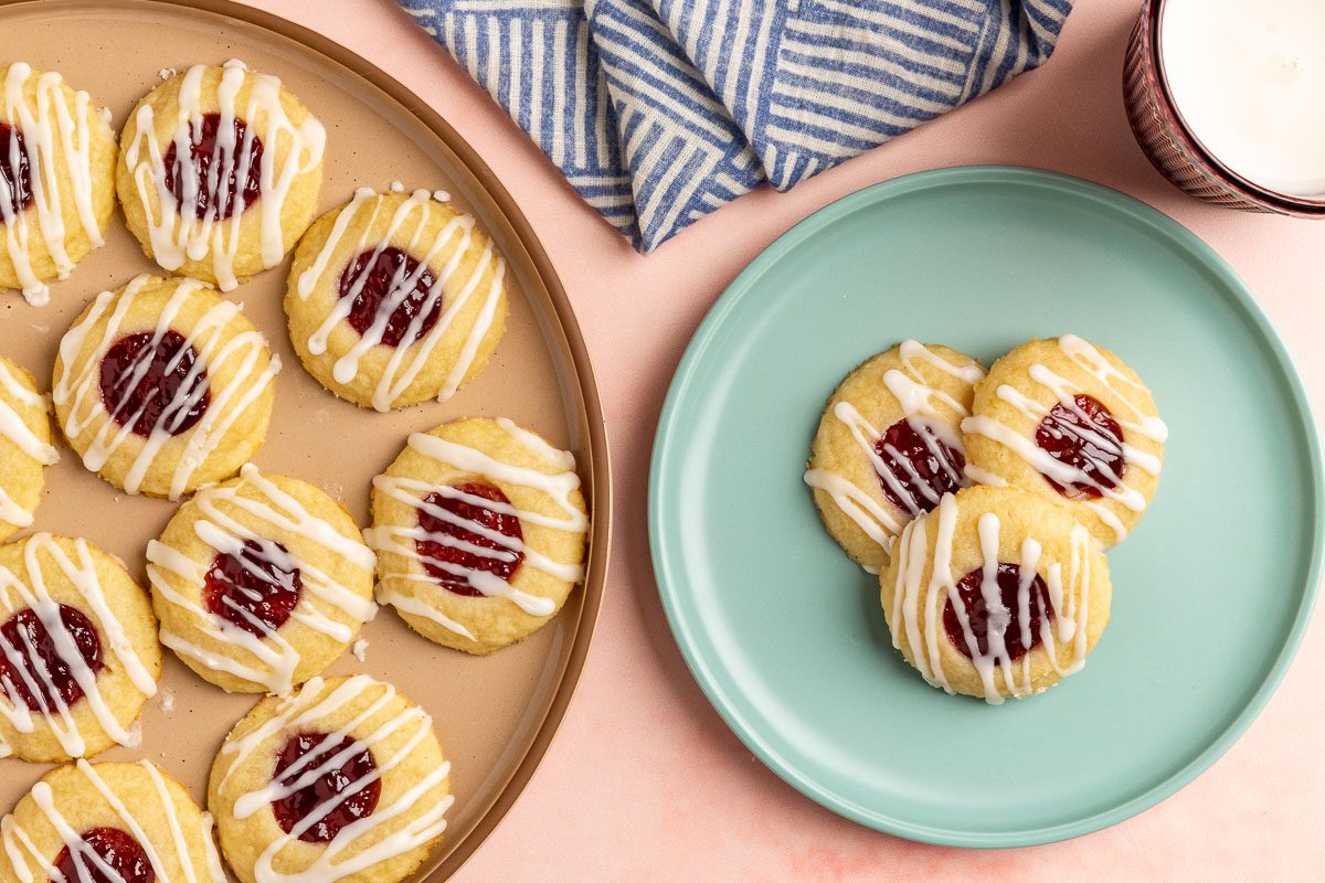 Taste of Home Shortbread Cookies with Jam recipe photo of the finished recipe.