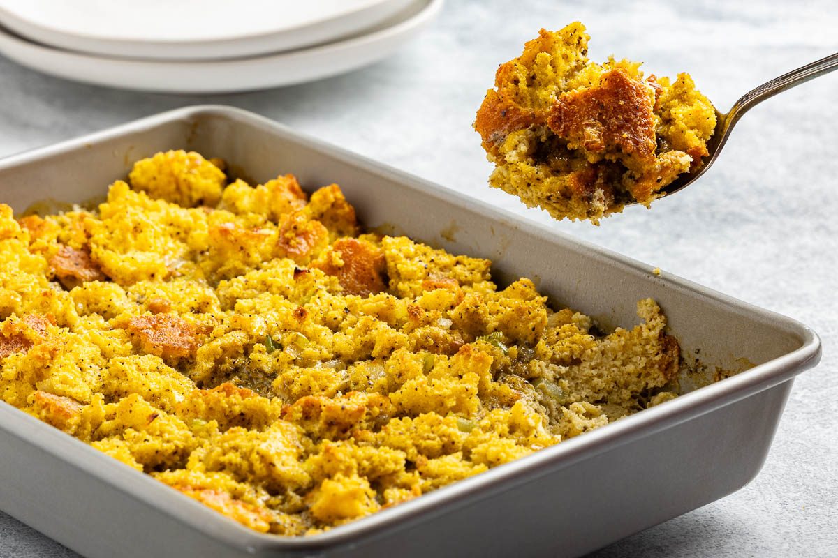 Taste of Home Southern Dressing recipe photo of the finished recipe.