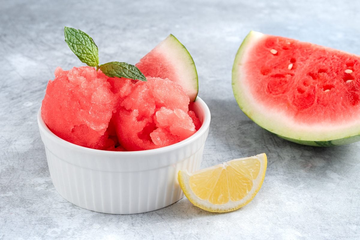 Taste Of Home Watermelon Sorbet