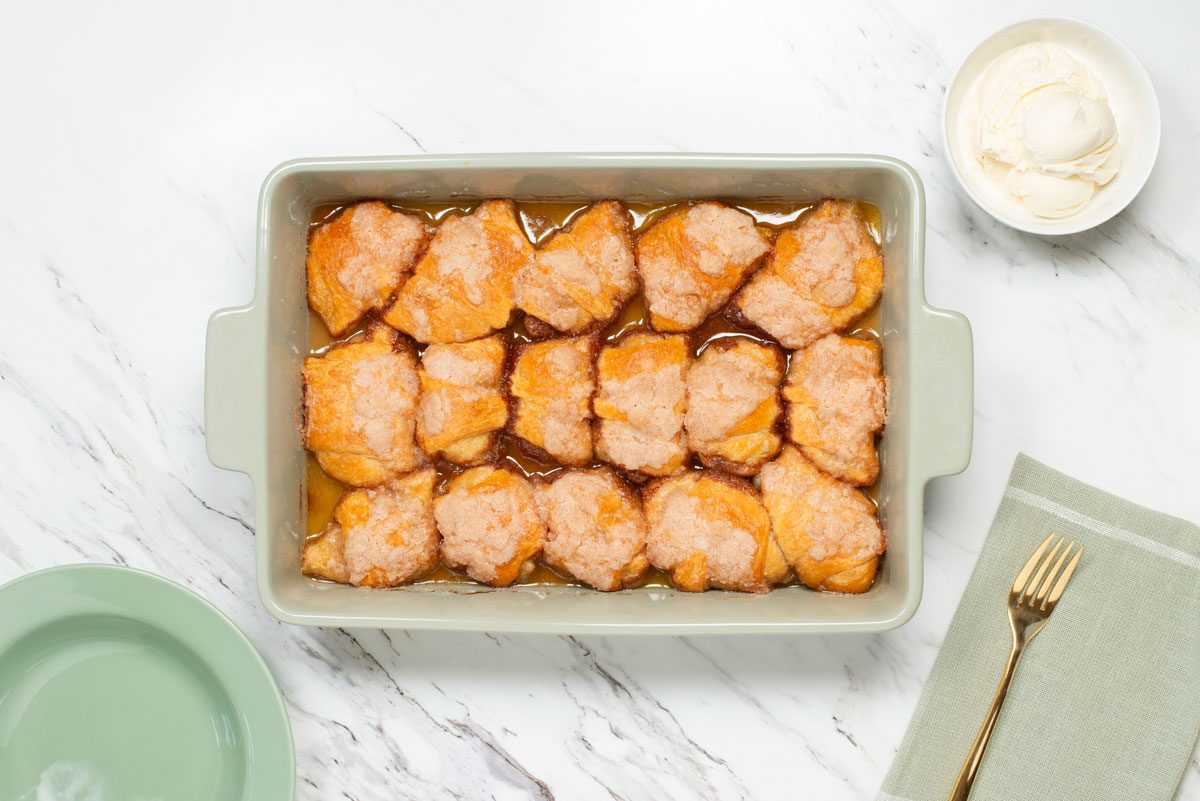 Apple Dumplings with Crescent Rolls
