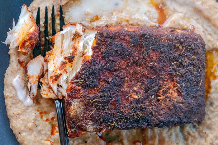 Blackened Halibuit Recipe With Spice Rub For Taste Of Home.