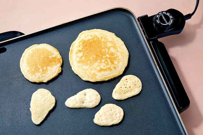 make a pancake bunny shaped