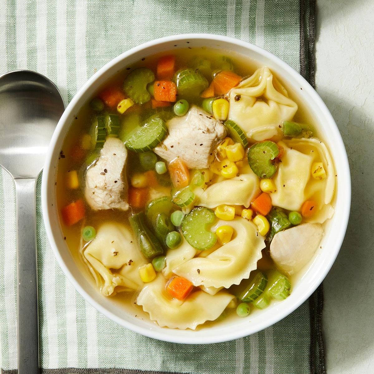 Chicken Tortellini Soup