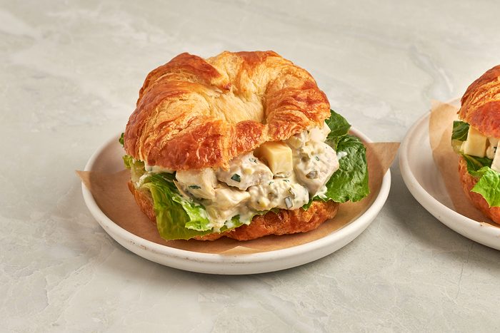 Chicken salad croissant recipe by Taste of Home