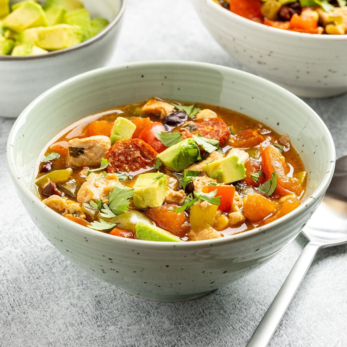 Chicken Fajita Soup