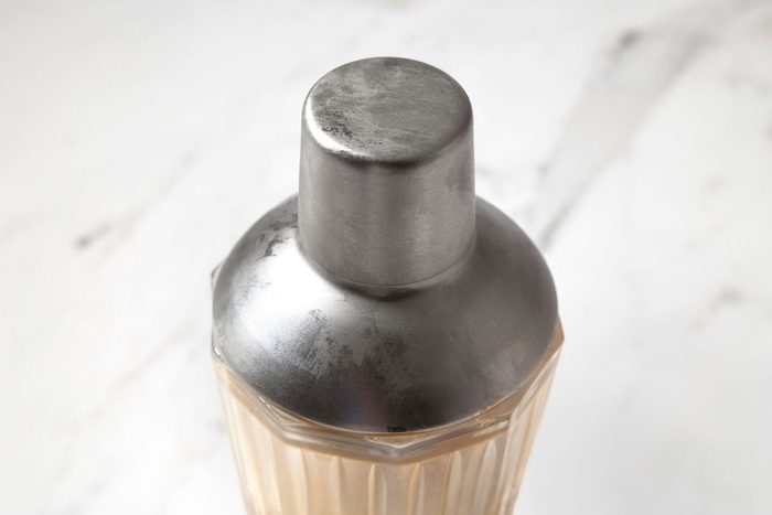 the top of a cocktail shaker