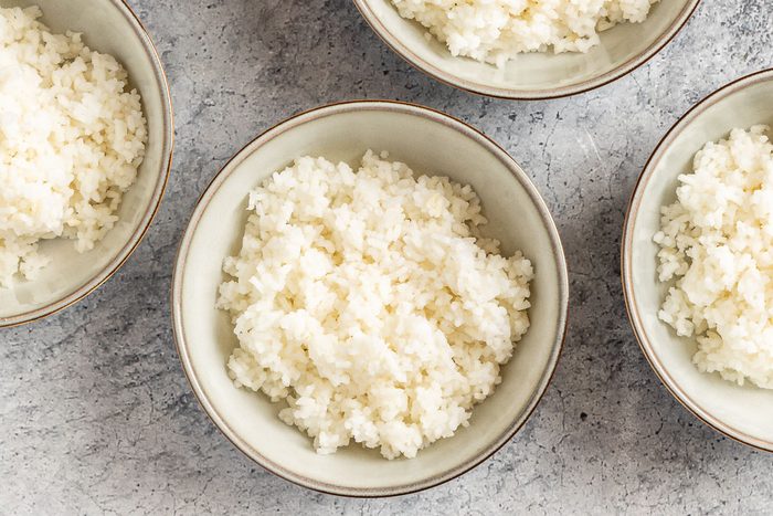 Hoisin Pork Tenderloin photo of preparing the rice.
