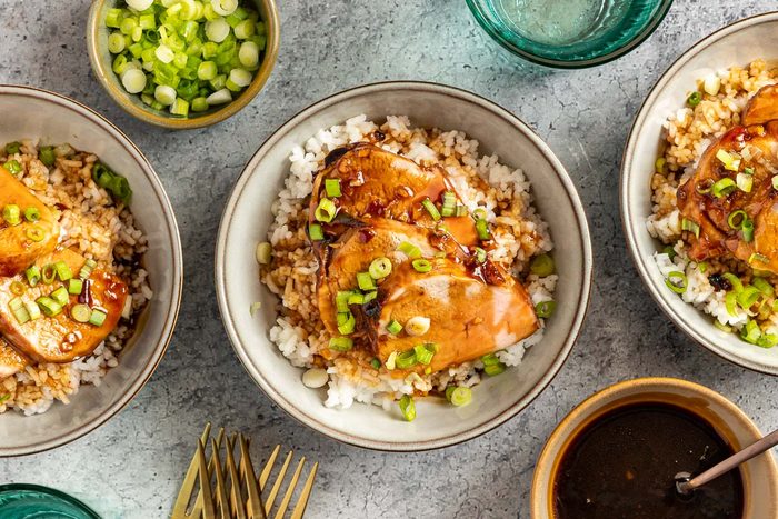 Taste of Home Hoisin Pork Tenderloin photo of the finished recipe.