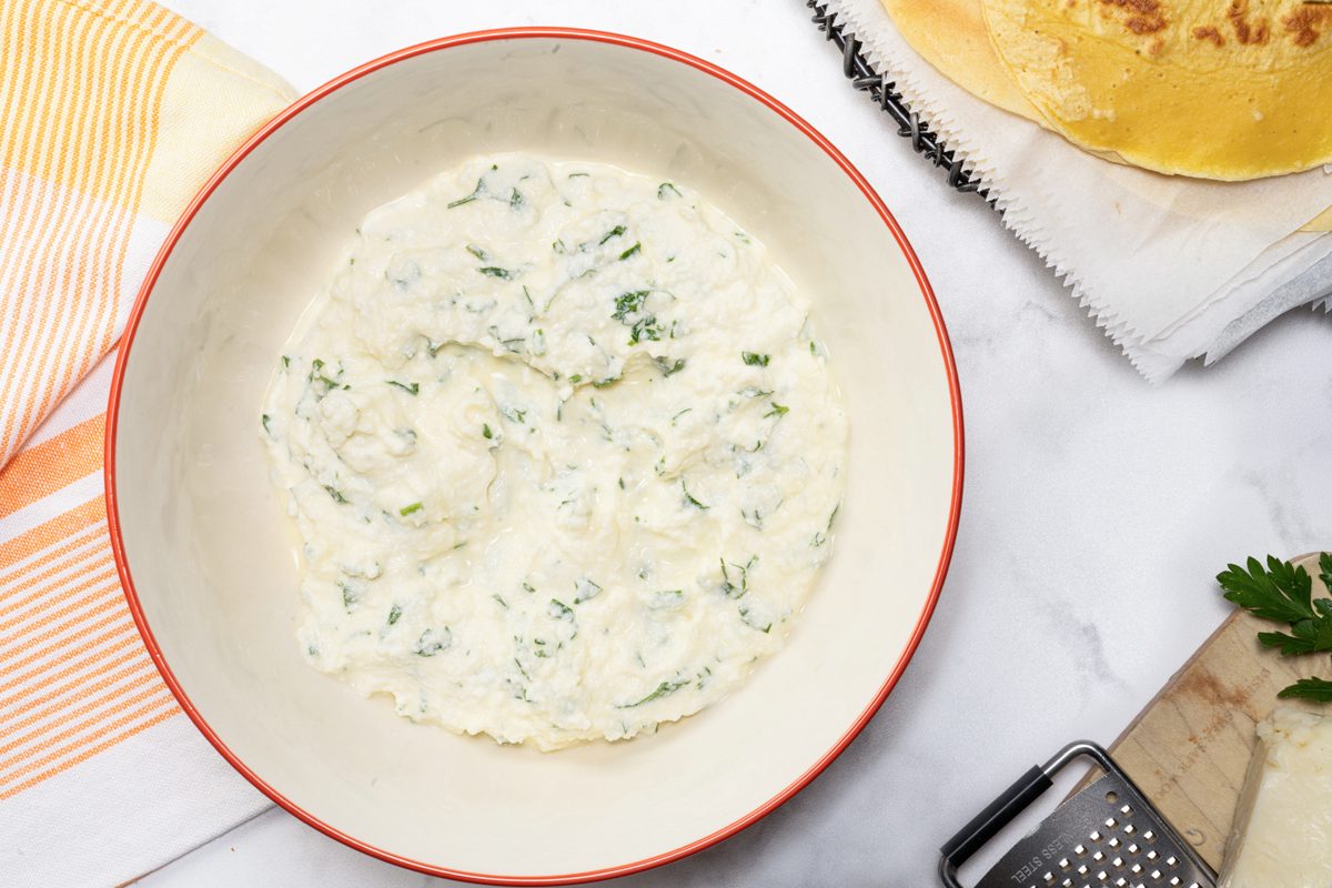 Manicotti Shells filling