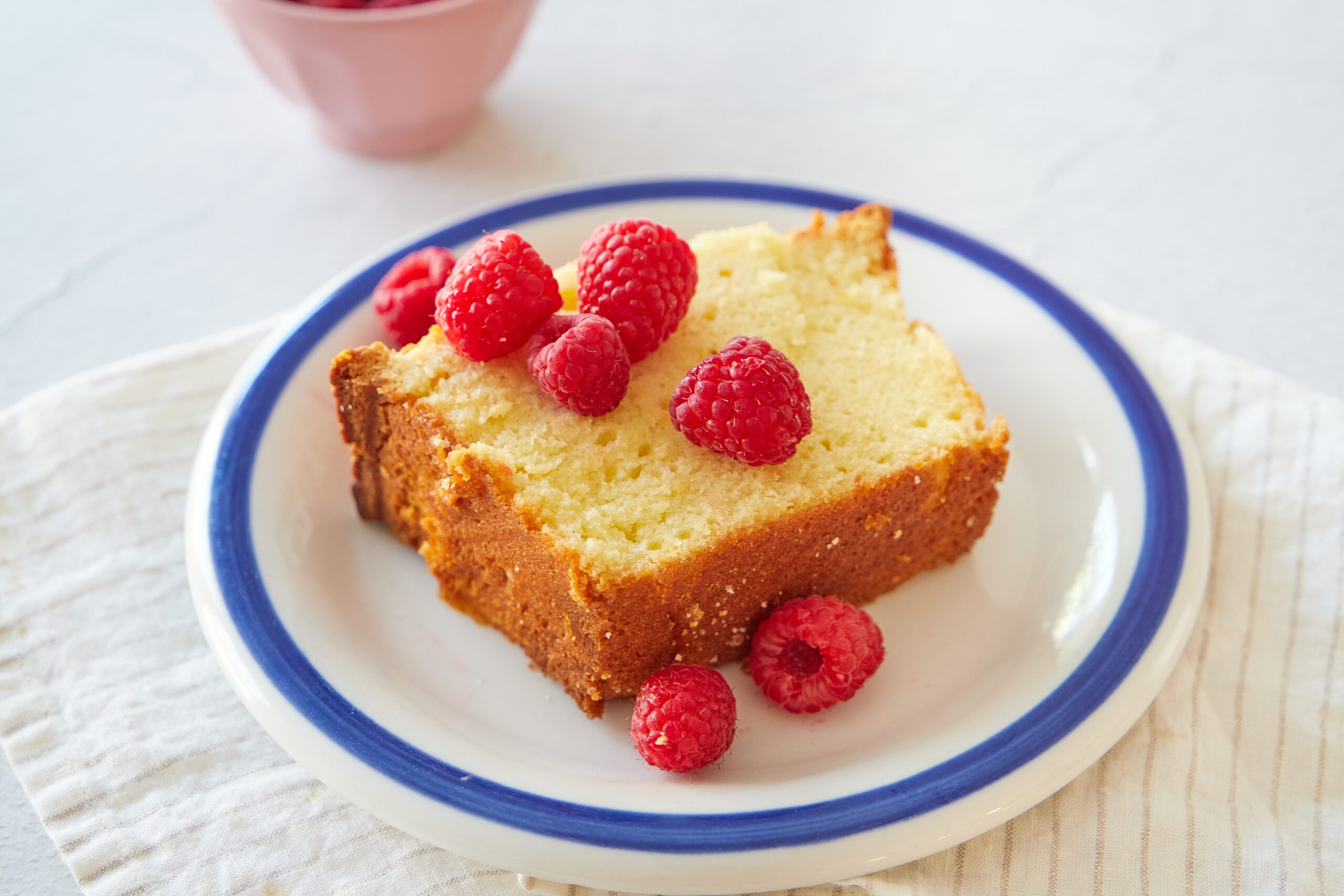 Whipping cream pound cake is a delicious favorite