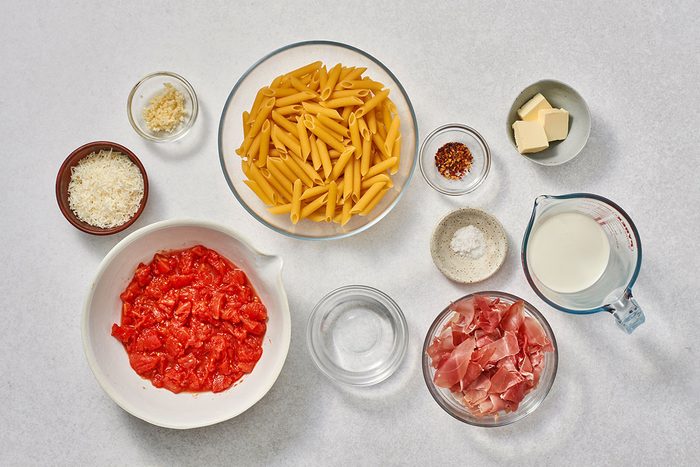 Ingredients for Penne alla Vodka