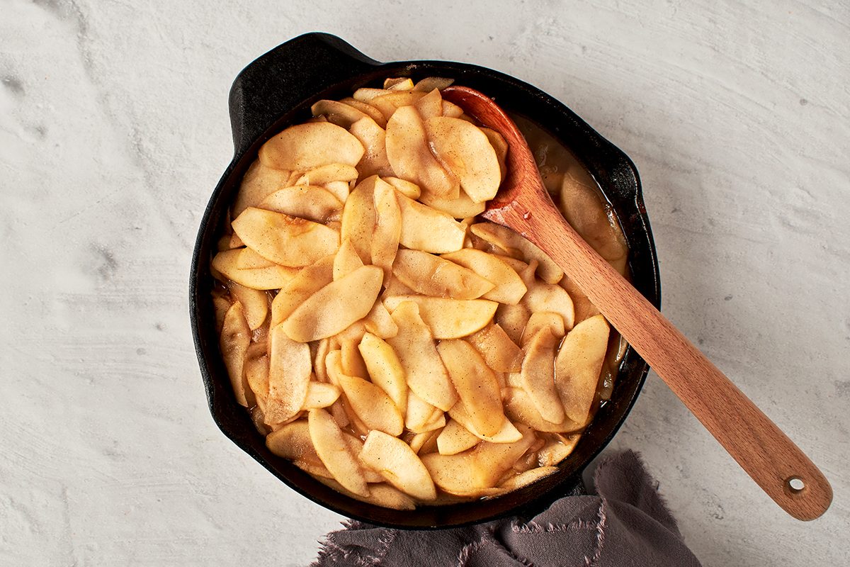 Sweet cinnamon sauteed apples by Taste of Home