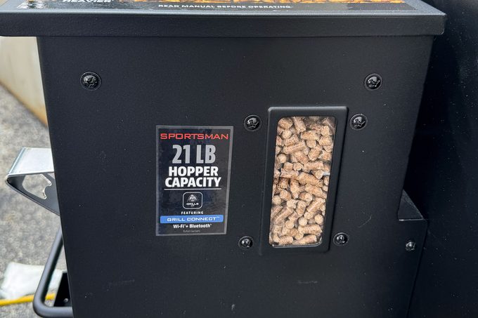 Pitboss Sportsman pellet hopper window