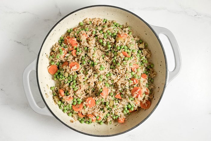 Taste Of Home Asian Rice In A Ceramic Skillet