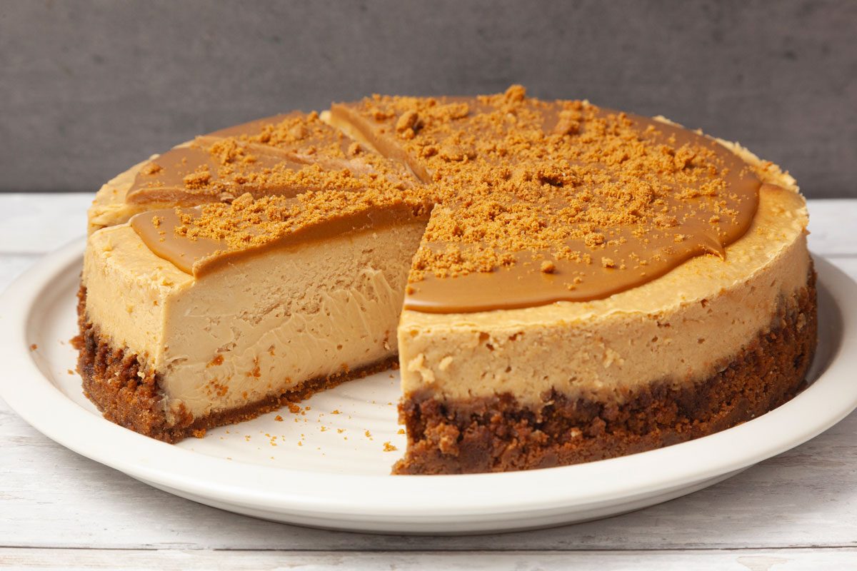 Full yield of Taste of Home Biscoff Cheesecake
