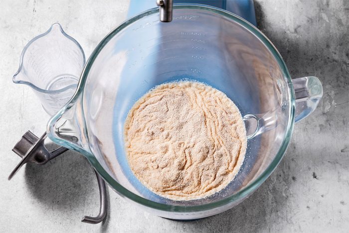 Sprinkle Yeast On Top And Let Sit Until Foamy,