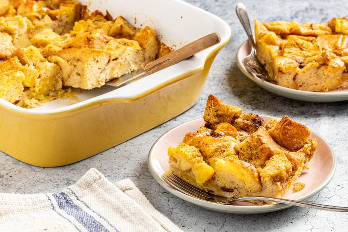 Taste of Home Brioche French Toast Casserole photo of the finished recipe.