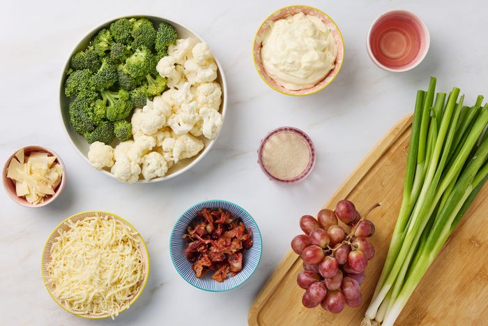 Broccoli Cauliflower Salad