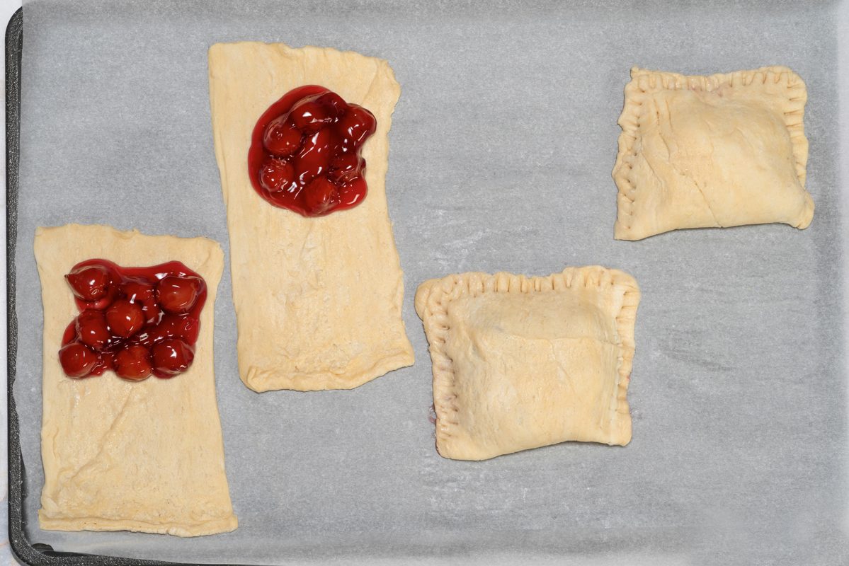 filling the Cherry Turnovers