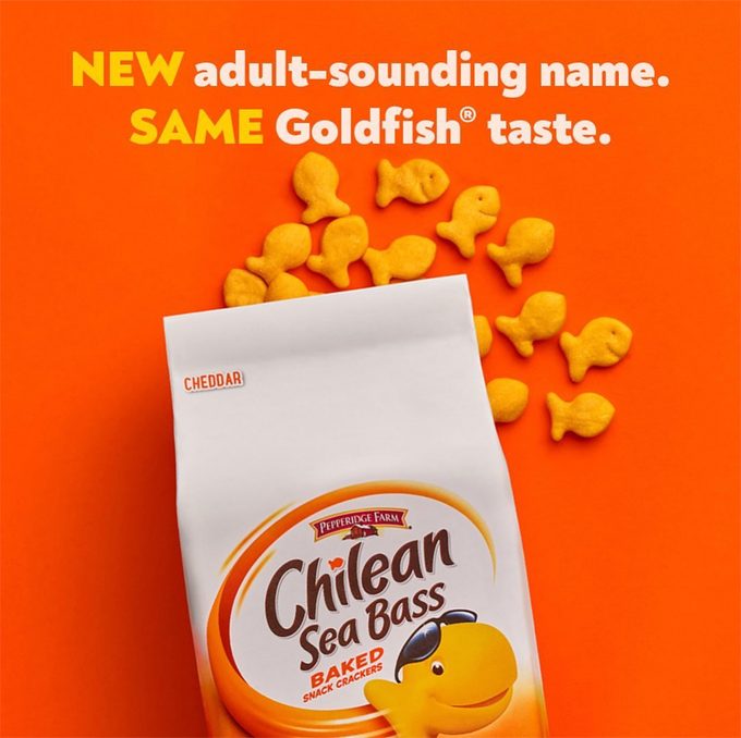 Goldfish unveiled their limited edition Chilean Sea Bass Goldfish.