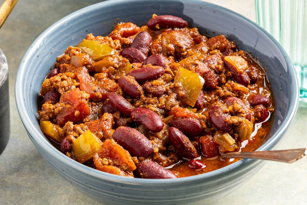 Taste of Home Chili with Cocoa Powder photo of the finished recipe.