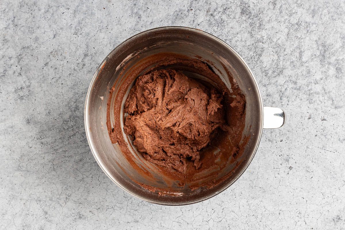  making the cooking dough.