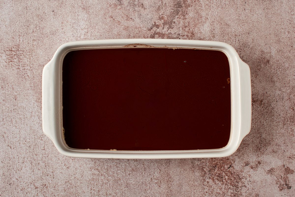 Bake the pudding cake