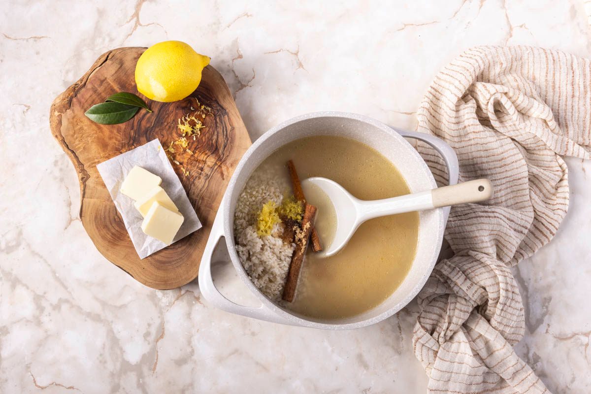 combined the ingredients in a pot for Coconut Rice Pudding Tohd24 27678 Jena Carlin 2