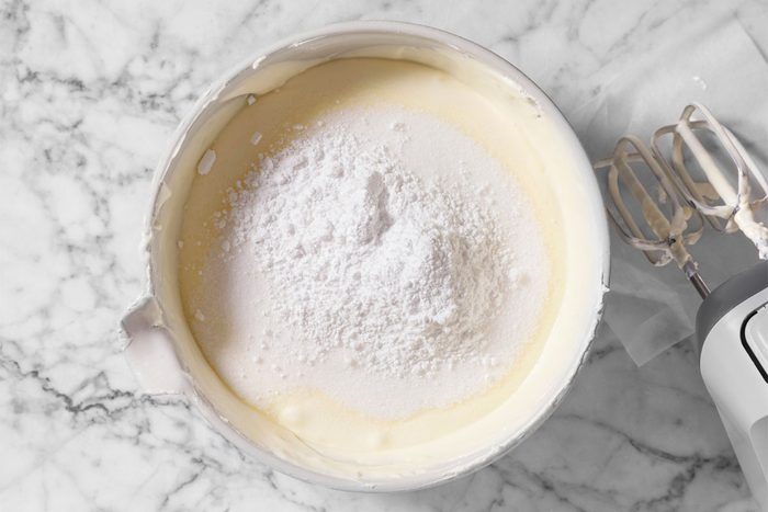 Beat In Sugar And Cornstarch Until Smooth