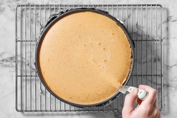 Remove Springform Pan From Water Bath. Cool On A Wire Rack