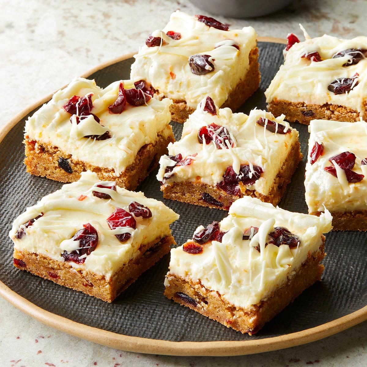 Copycat Starbucks Cranberry Bliss Bars