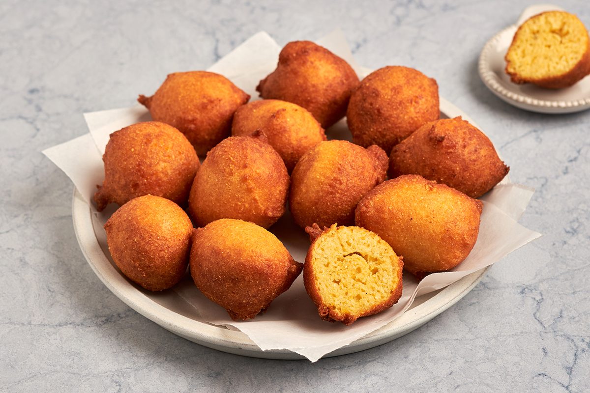 Easy cornbread fritters by Taste of Home