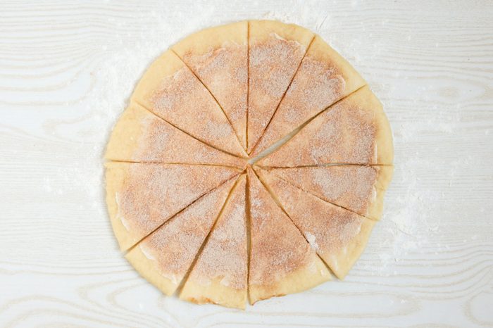 Crescent Roll Cinnamon Cookies sliced