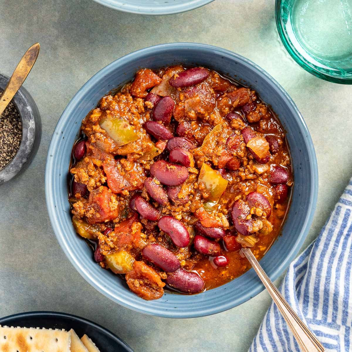 Chili with Cocoa Powder