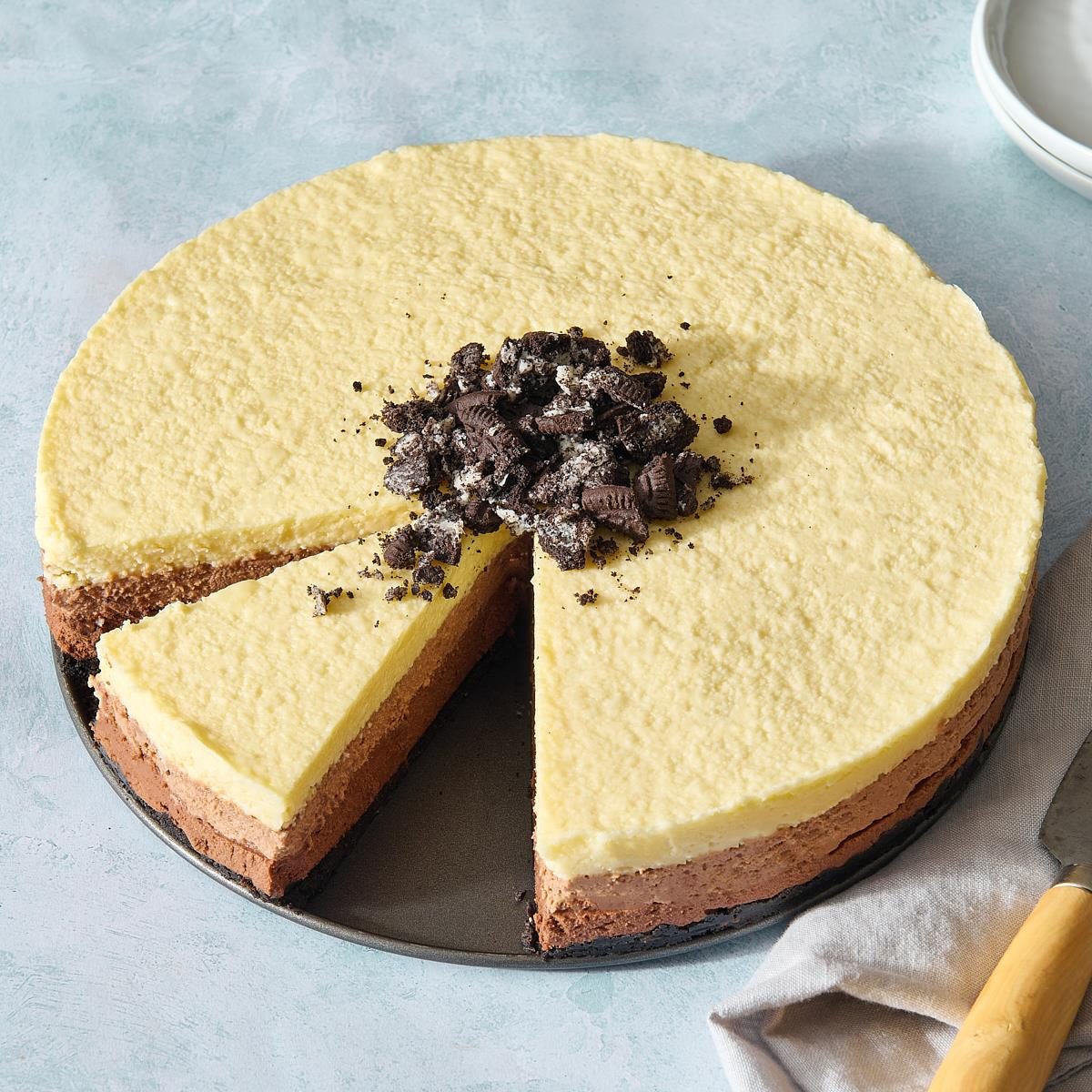 Triple Chocolate Mousse Cake