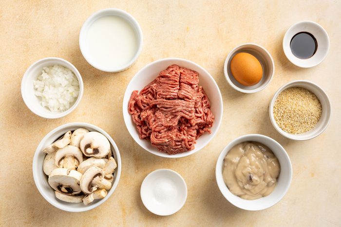 Ingredients for Salisbury Steak