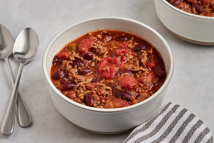 Hearty firehouse chili recipe by Taste of Home
