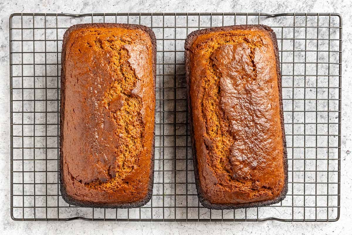 Taste of Home Gingerbread Loaf photo of the baked loaves.