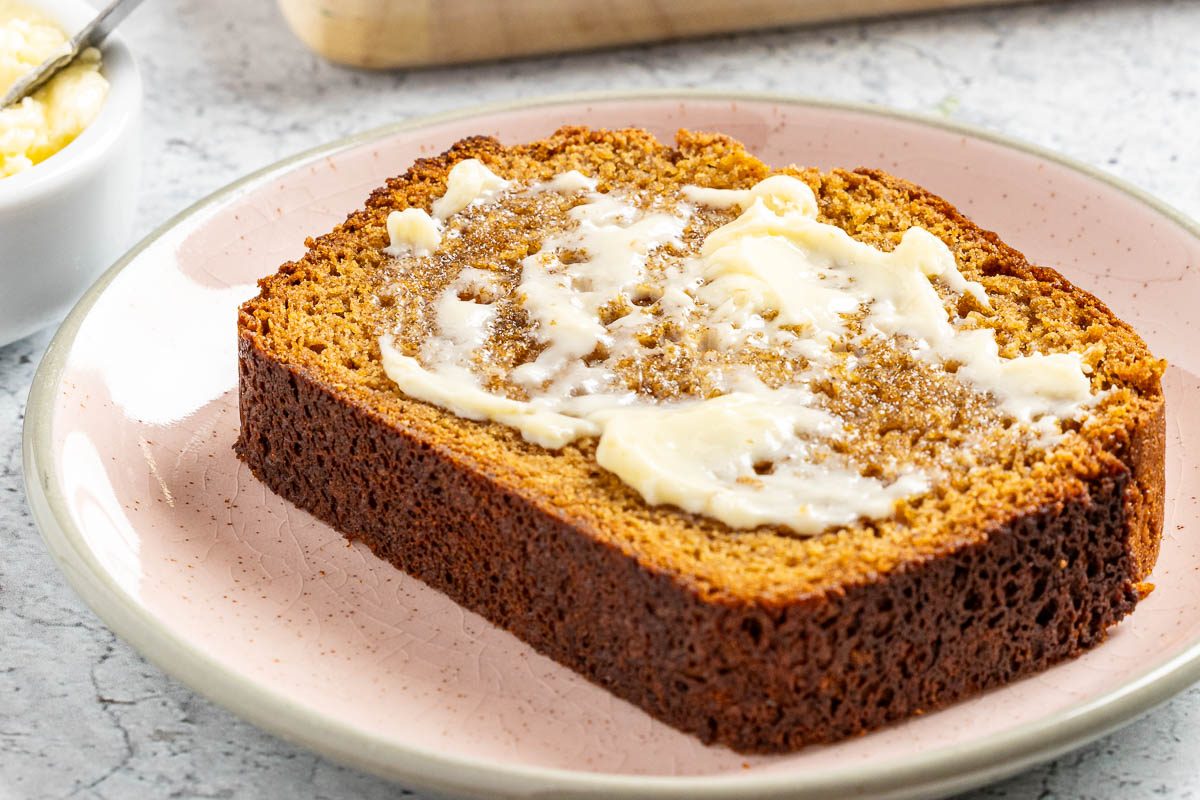 Taste of Home Gingerbread Loaf photo of the finished recipe.