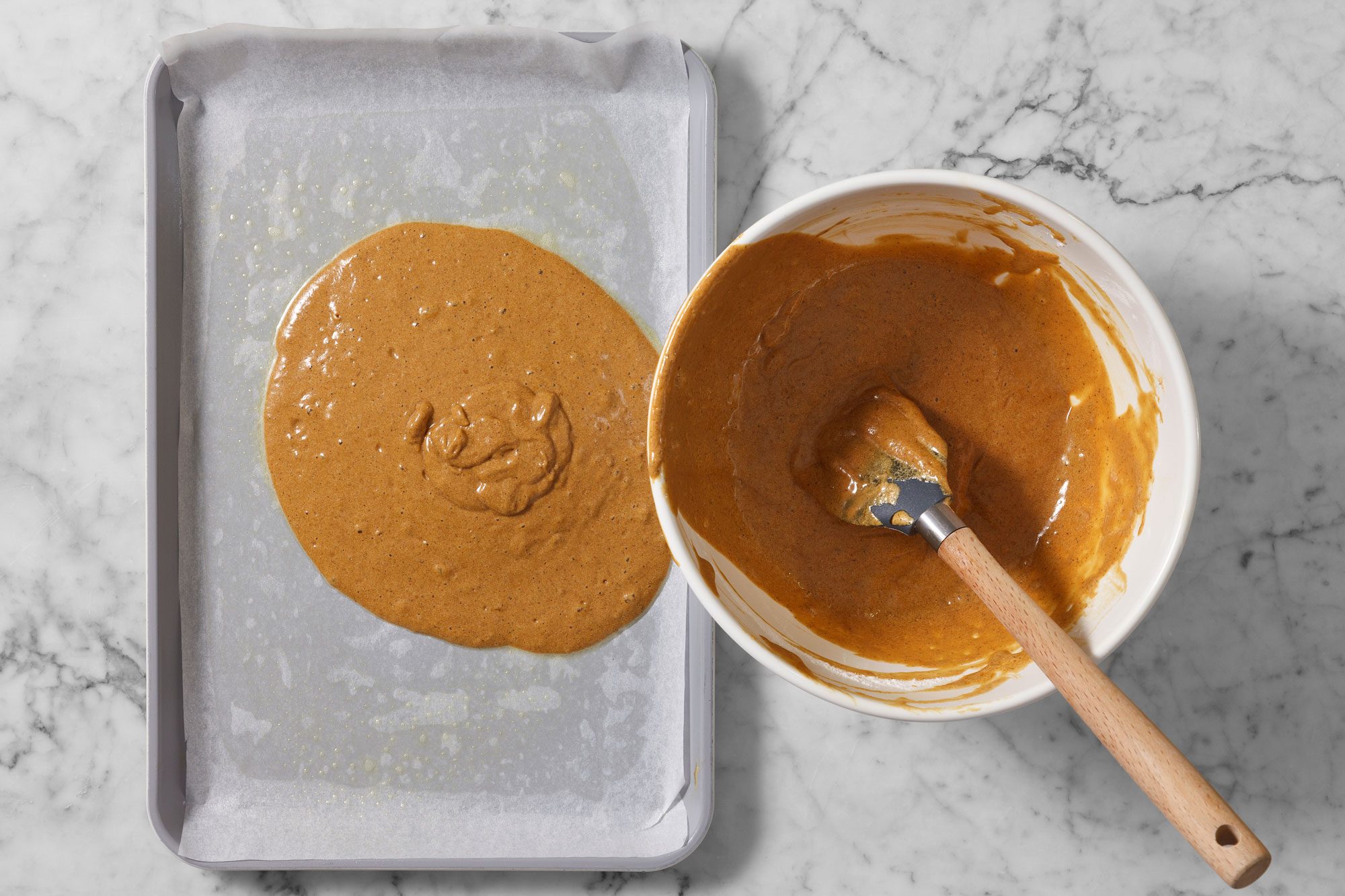 Transfer to prepared pan,