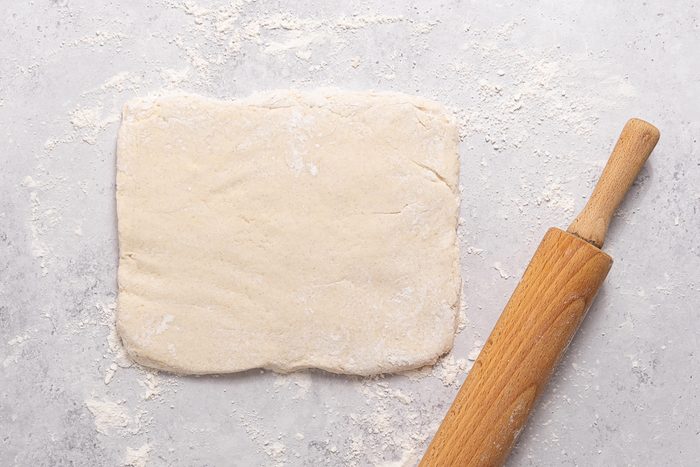 Rolled Out Gluten Free Biscuits Dough