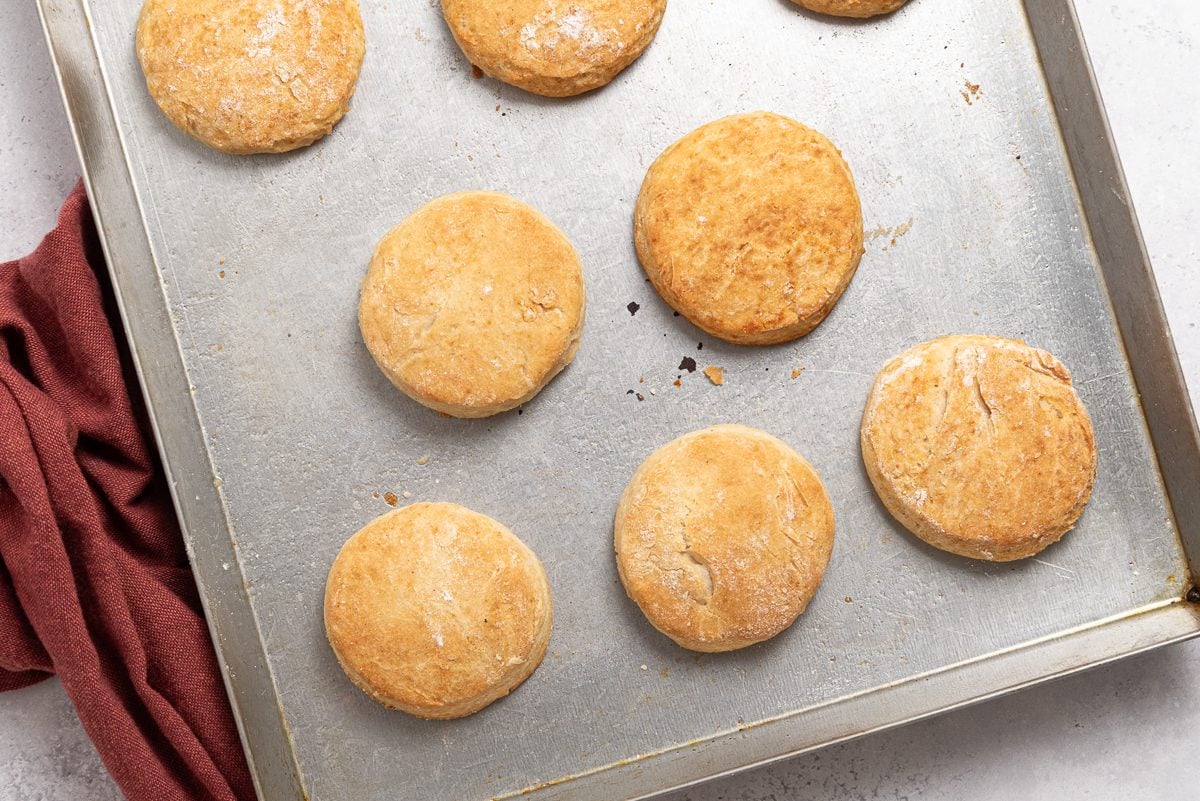 Baked Gluten Free Biscuits In Pan