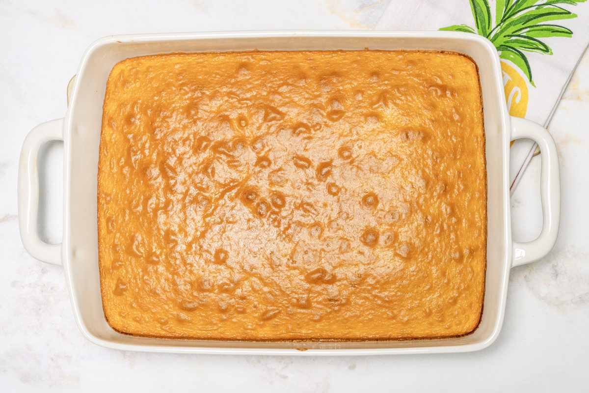 Baking the Hawaiian Cake