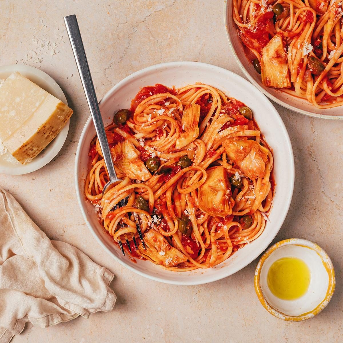 Artichoke Tomato Pasta